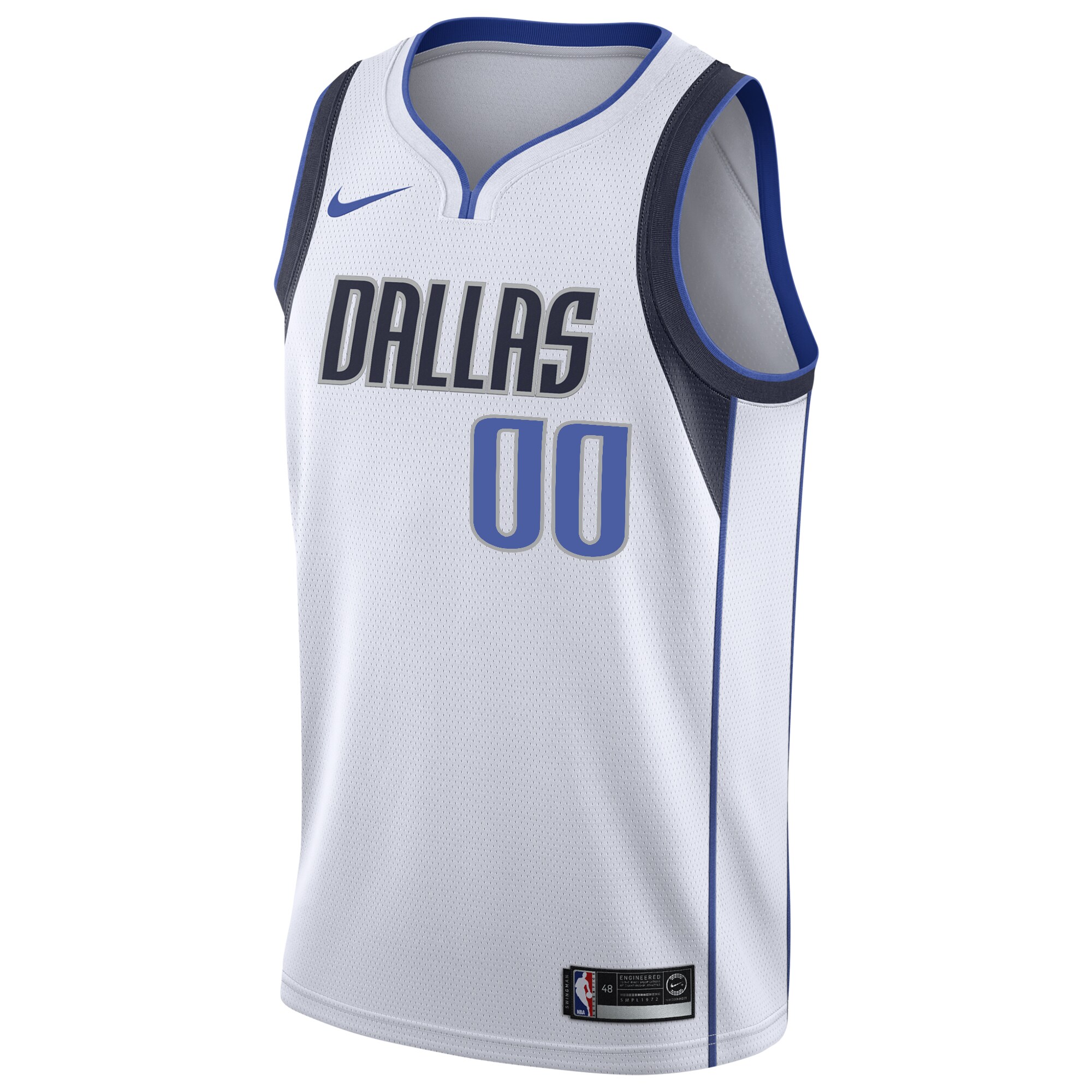 Alternative view of Dallas Mavericks Association Swingman Jersey - Custom - Youth - JS950 