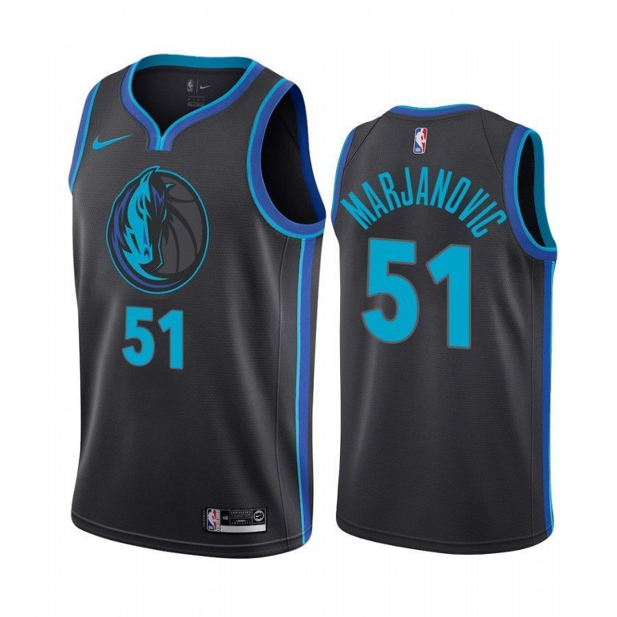 Dallas Mavericks Boban Marjanovic 51 City Men's Jersey - JS767 