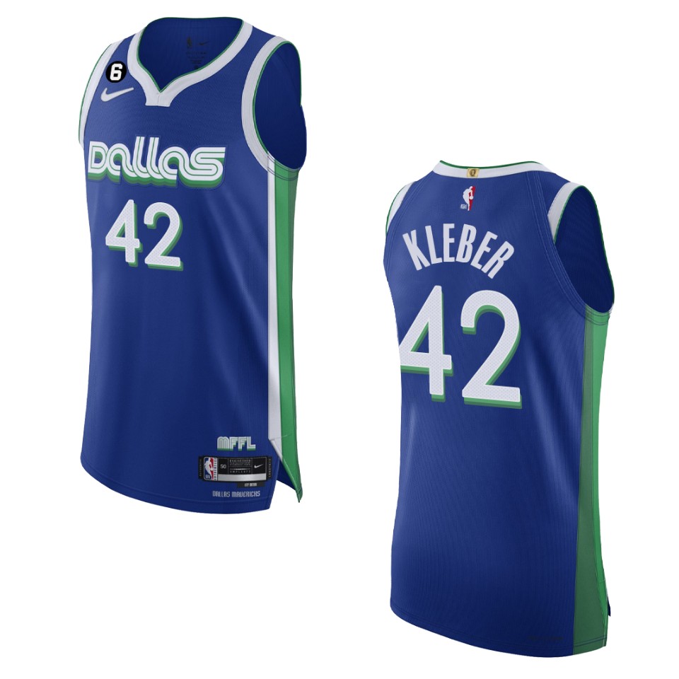 Dallas Mavericks City Edition Maxi Kleber 2022-23 Blue Jersey
