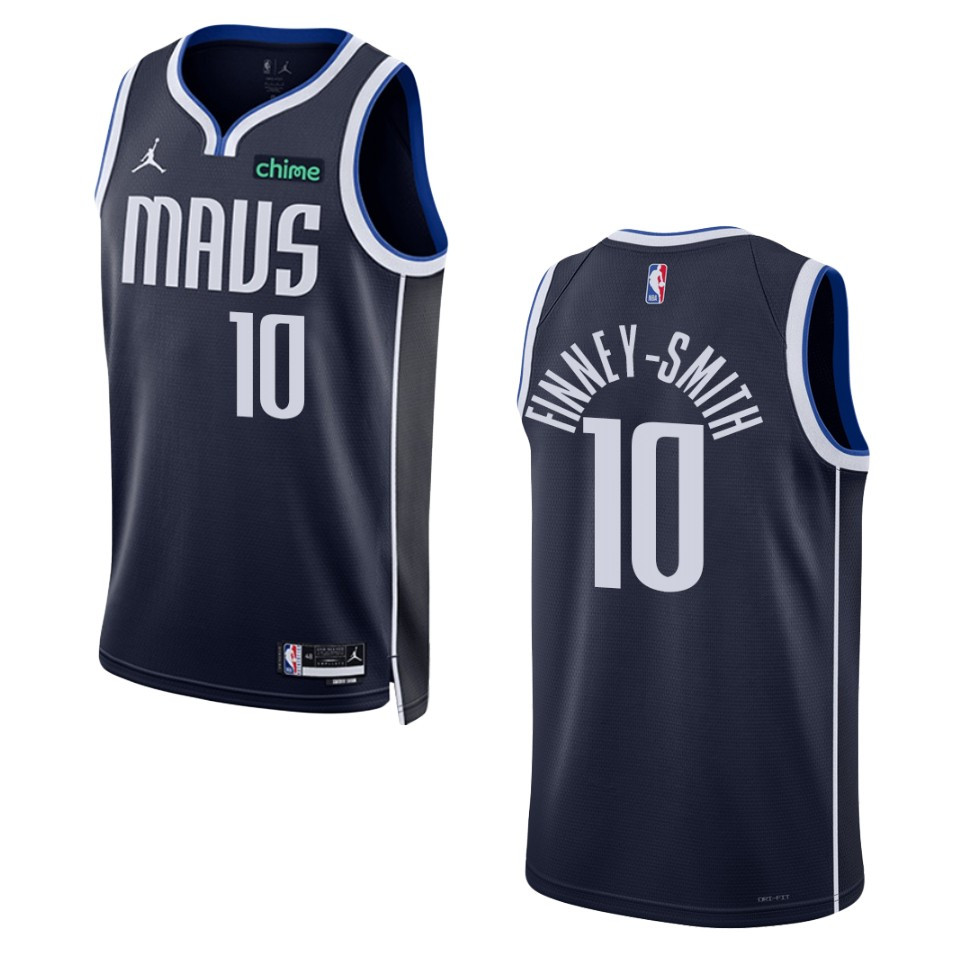 Dallas Mavericks Dorian Finney-smith 2022-23 Statement Edition Navy Jersey Swingman