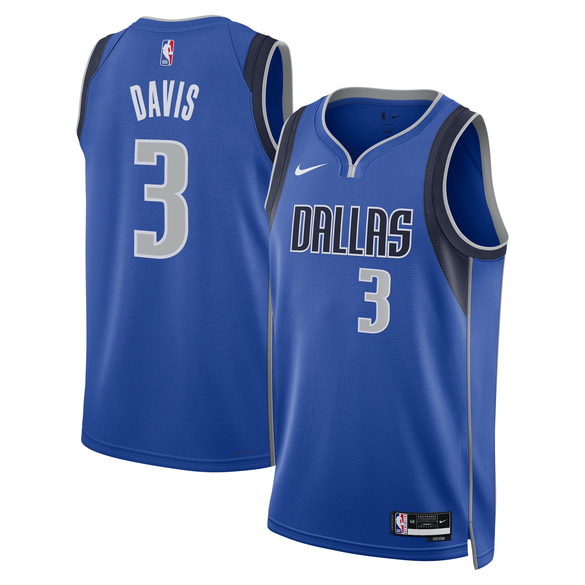 Dallas Mavericks Icon Swingman Jersey - Custom – Unisex - JS963 