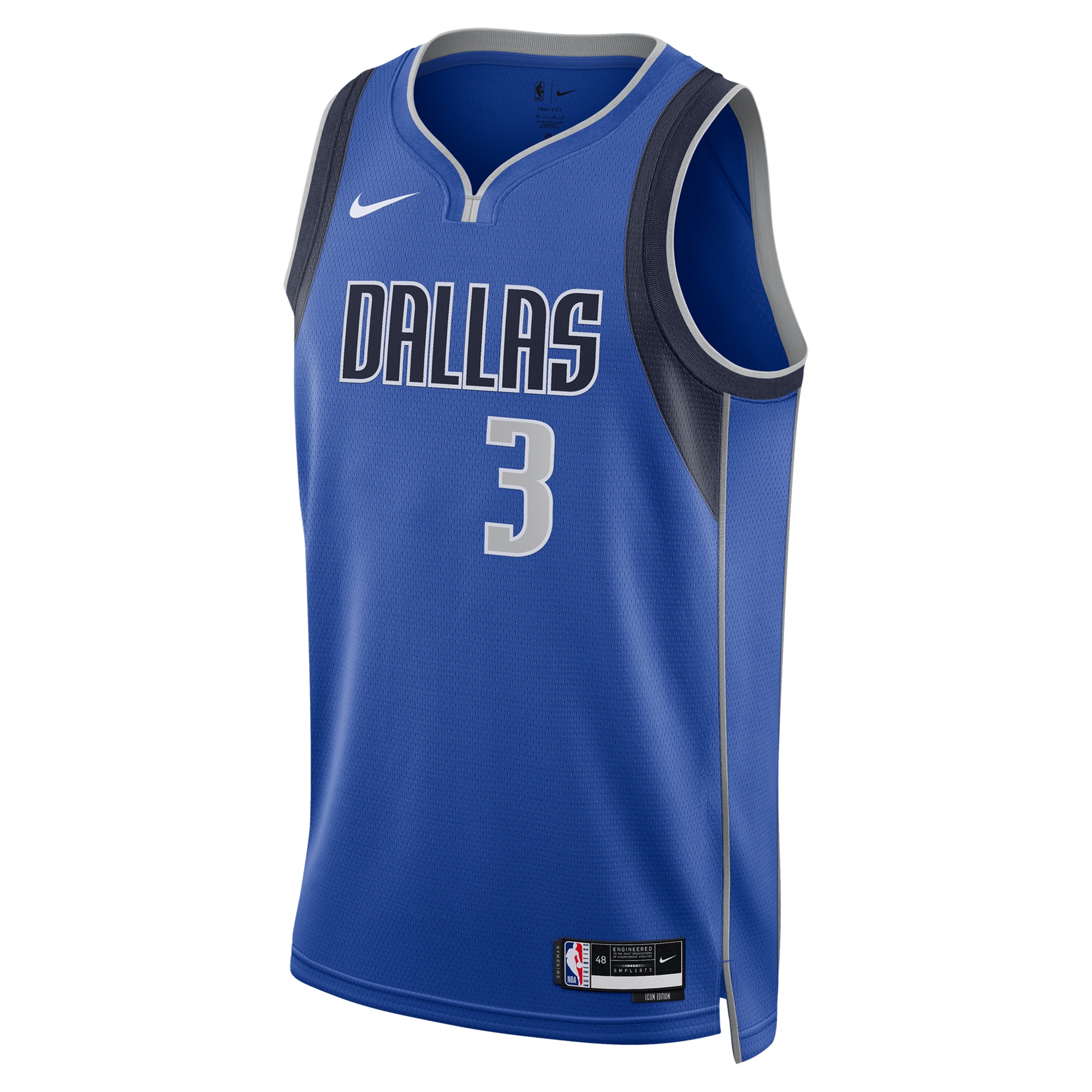 Alternative view of Dallas Mavericks Icon Swingman Jersey - Custom – Unisex - JS963 