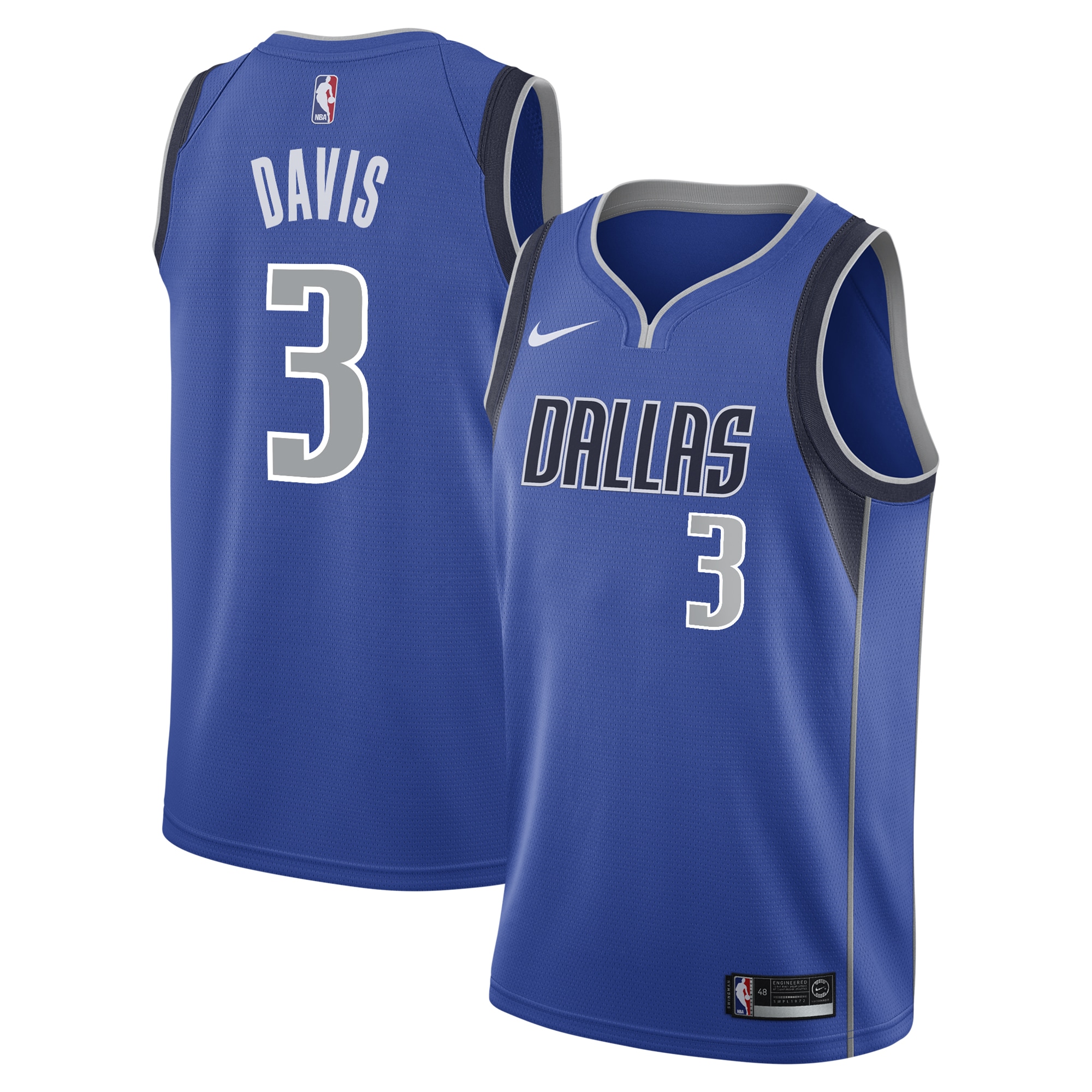 Dallas Mavericks Icon Swingman Jersey - Custom – Youth - JS526 