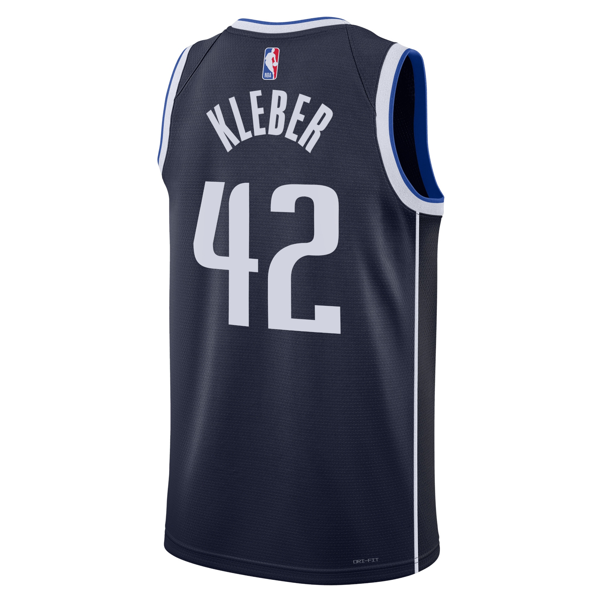 Alternative view of Dallas Mavericks Jordan Statement Edition Swingman Jersey - Navy - Maximillian Kleber - Unisex - JS990 