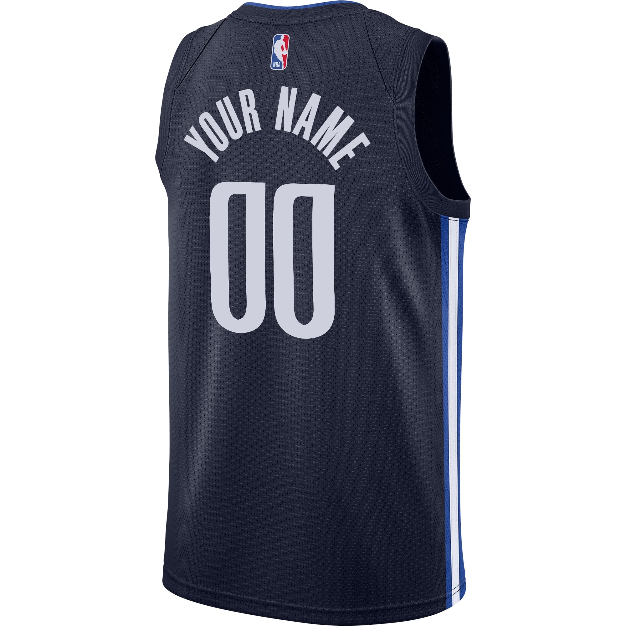 Alternative view of Dallas Mavericks Jordan Statement Swingman Jersey - Custom - Mens - JS764 
