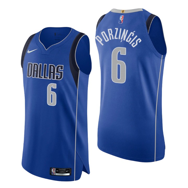 Dallas Mavericks Kristaps Porzingis 2021-22 75th Anniversary Authentic Jersey Icon