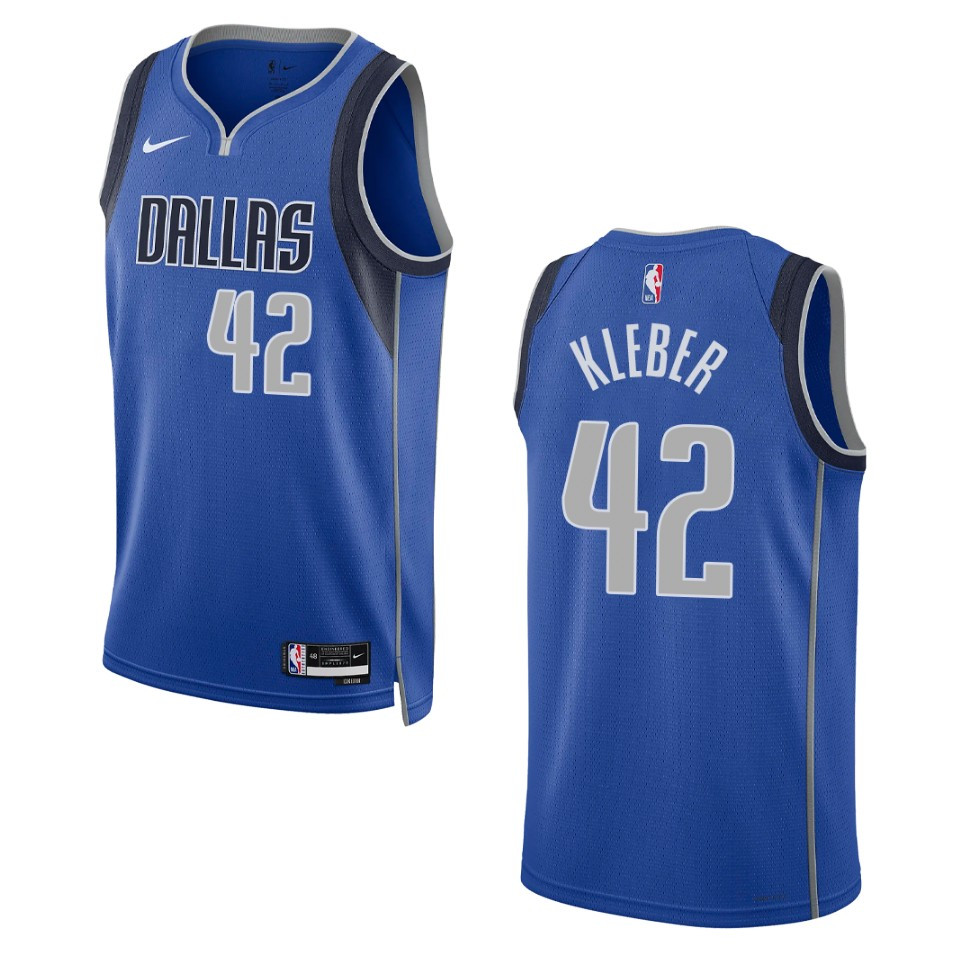 Dallas Mavericks Maxi Kleber 2022-23 Icon Edition Royal Swingman Jersey