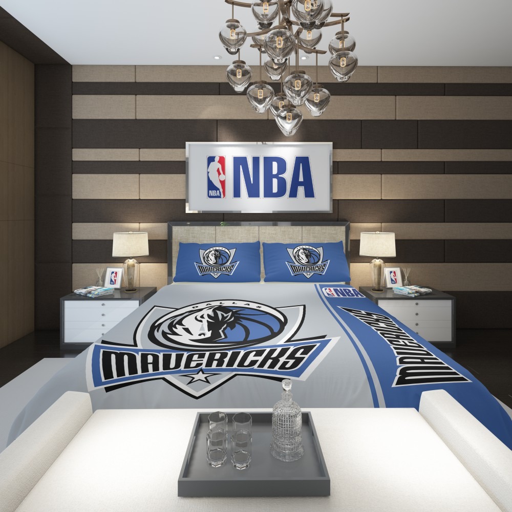 Alternative view of Dallas Mavericks NBA Basketball Comforter - Custom Bedding Set