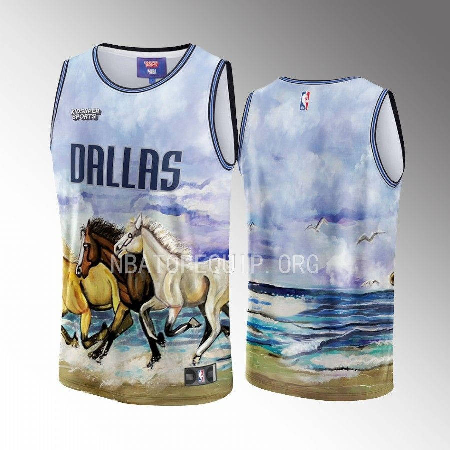 Dallas Mavericks NBA & KidSuper Studios Unisex Hometown Jersey - JS128 