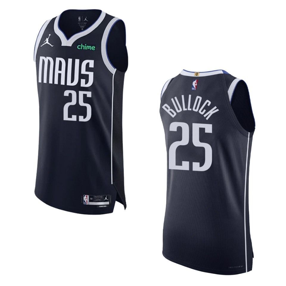 Dallas Mavericks Reggie Bullock 2022-23 Statement Edition Black Jersey