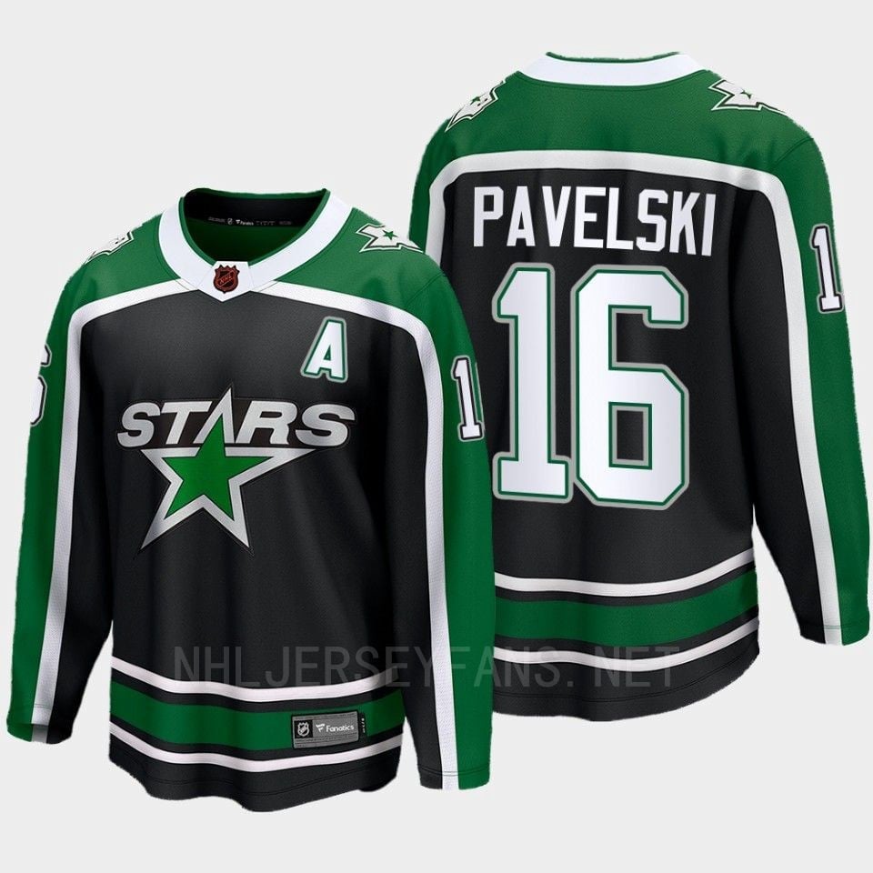 Dallas Stars 2022 Joe Pavelski 16 Special Edition 2.0 Black Jersey Breakaway Player - JS157 