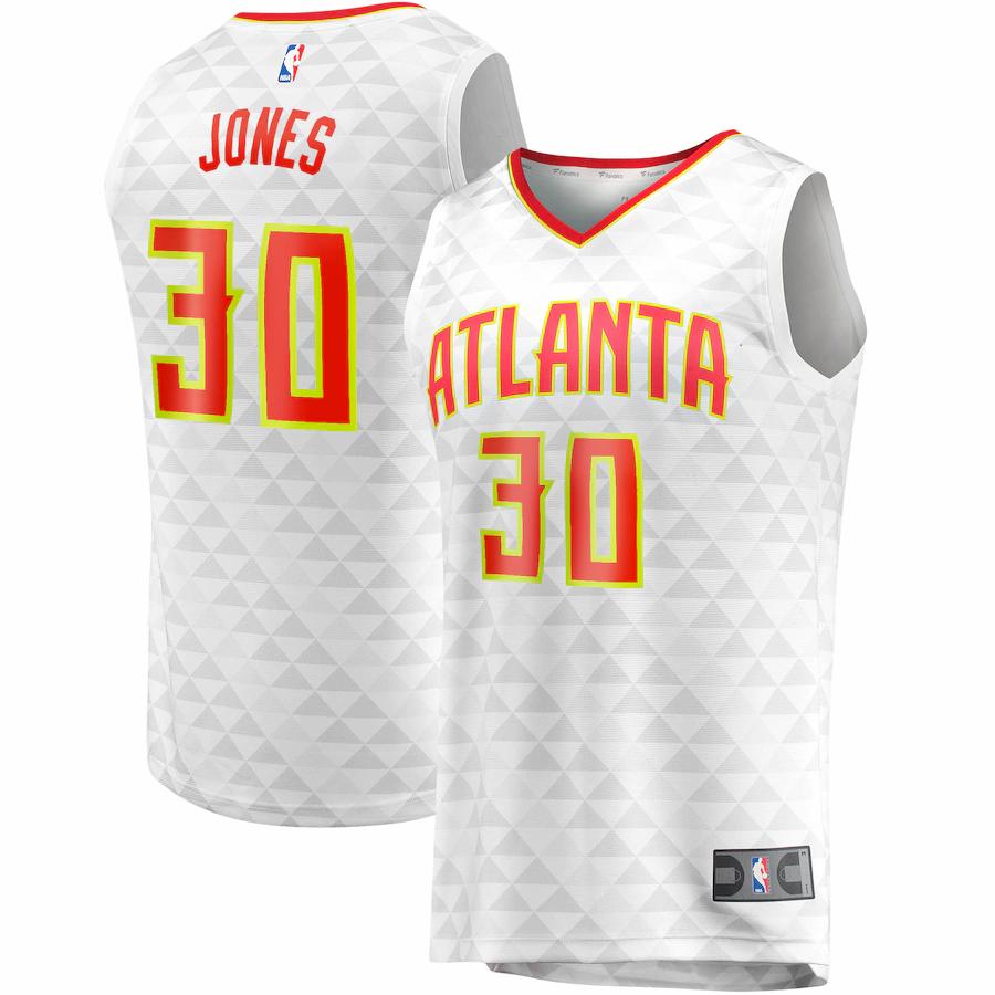 Damian Jones Atlanta Hawks Fanatics Branded Fast Break Player Replica Jersey - Association Edition - White