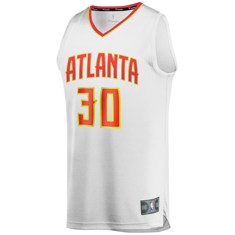 Alternative view of Damian Jones Atlanta Hawks Fanatics Branded Youth Fast Break Replica Player Jersey - Association Edition - White