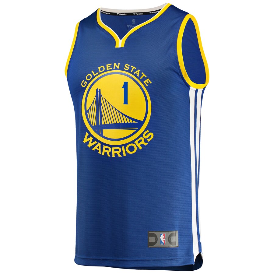 Alternative view of Damion Lee Golden State Warriors Fanatics Branded Fast Break Replica Jersey - Icon Edition - Royal