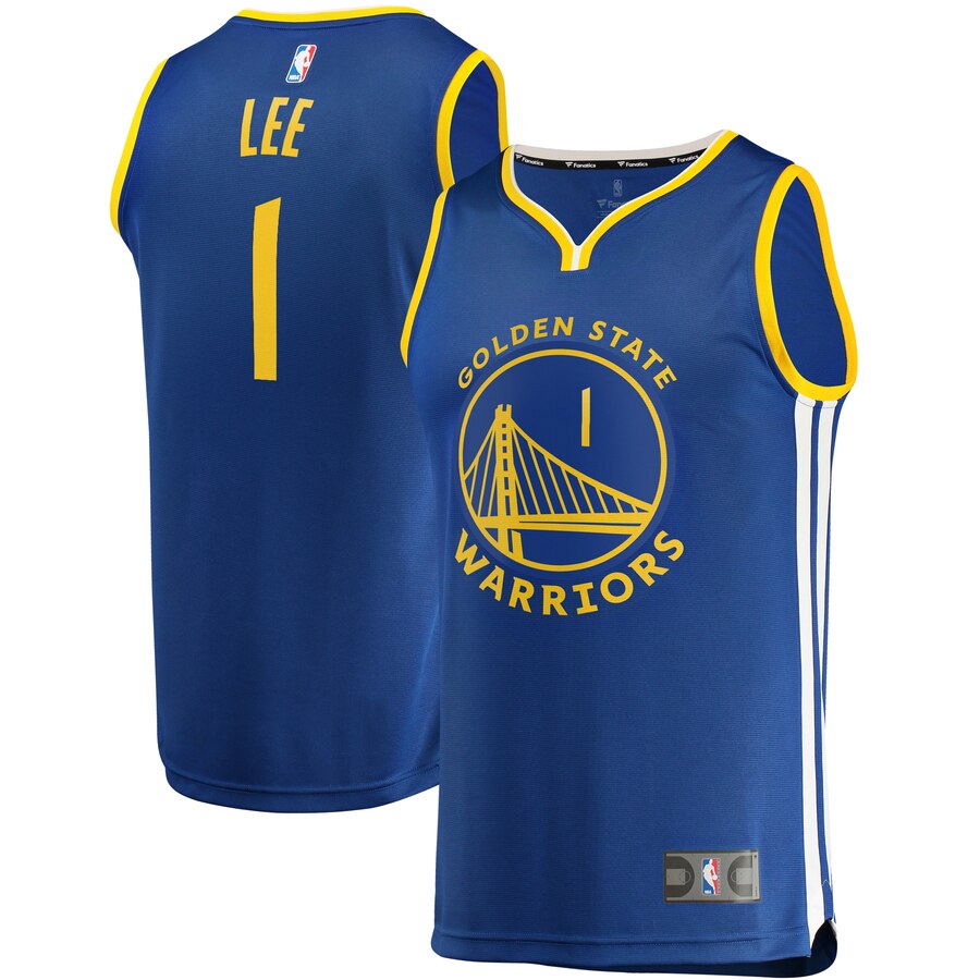 Damion Lee Golden State Warriors Fanatics Branded Fast Break Replica Player Team Jersey – Icon Edition – Royal