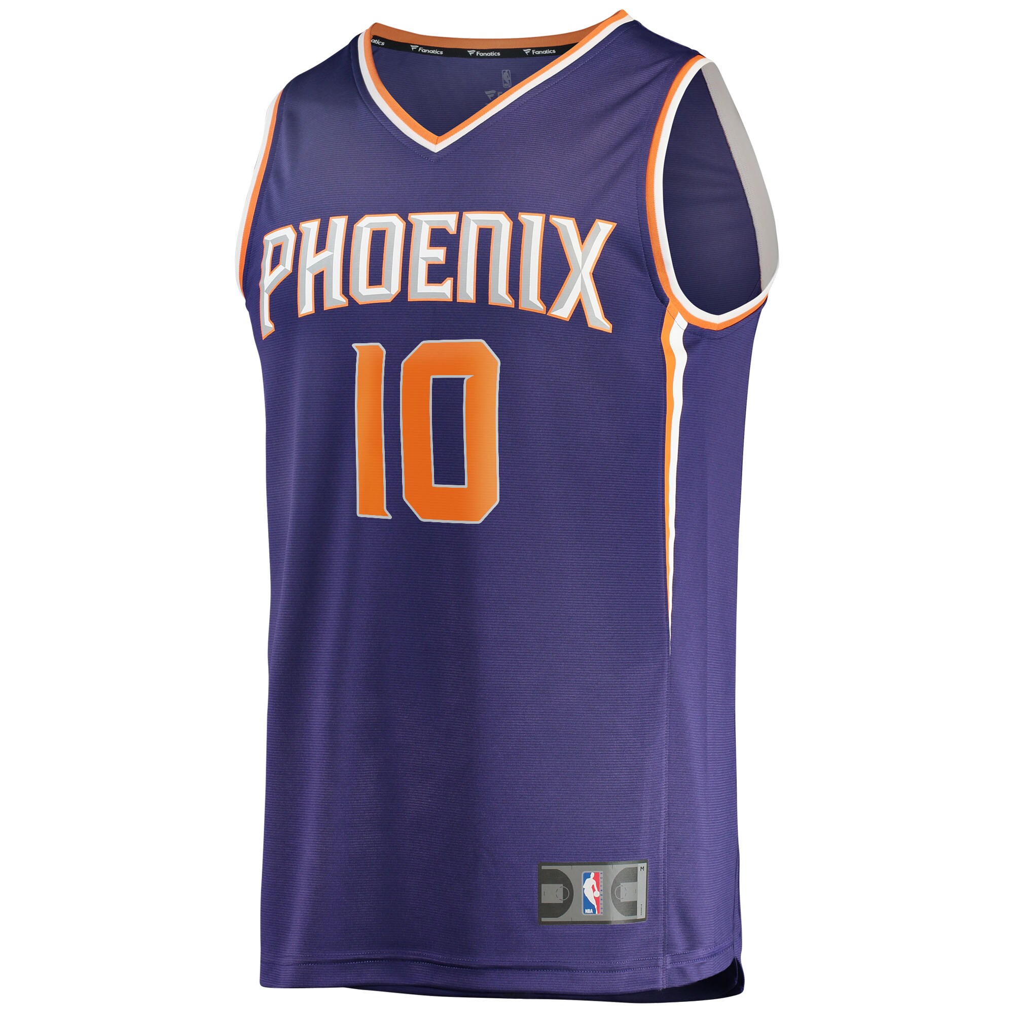 Alternative view of Damion Lee Phoenix Suns Fanatics Fast Break Replica Jersey - Icon Edition - Purple