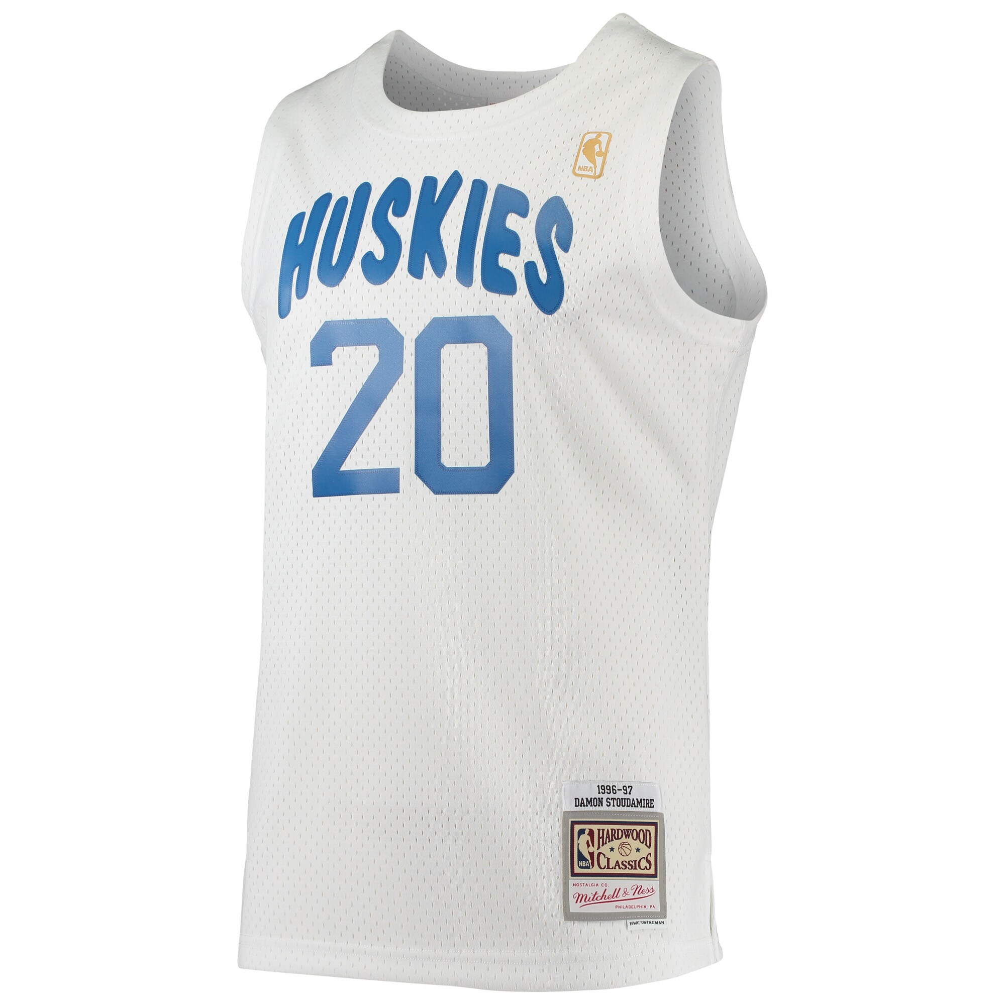 Alternative view of Damon Stoudamire Toronto Raptors Mitchell & Ness 1996/97 Hardwood Classics Swingman Jersey - White