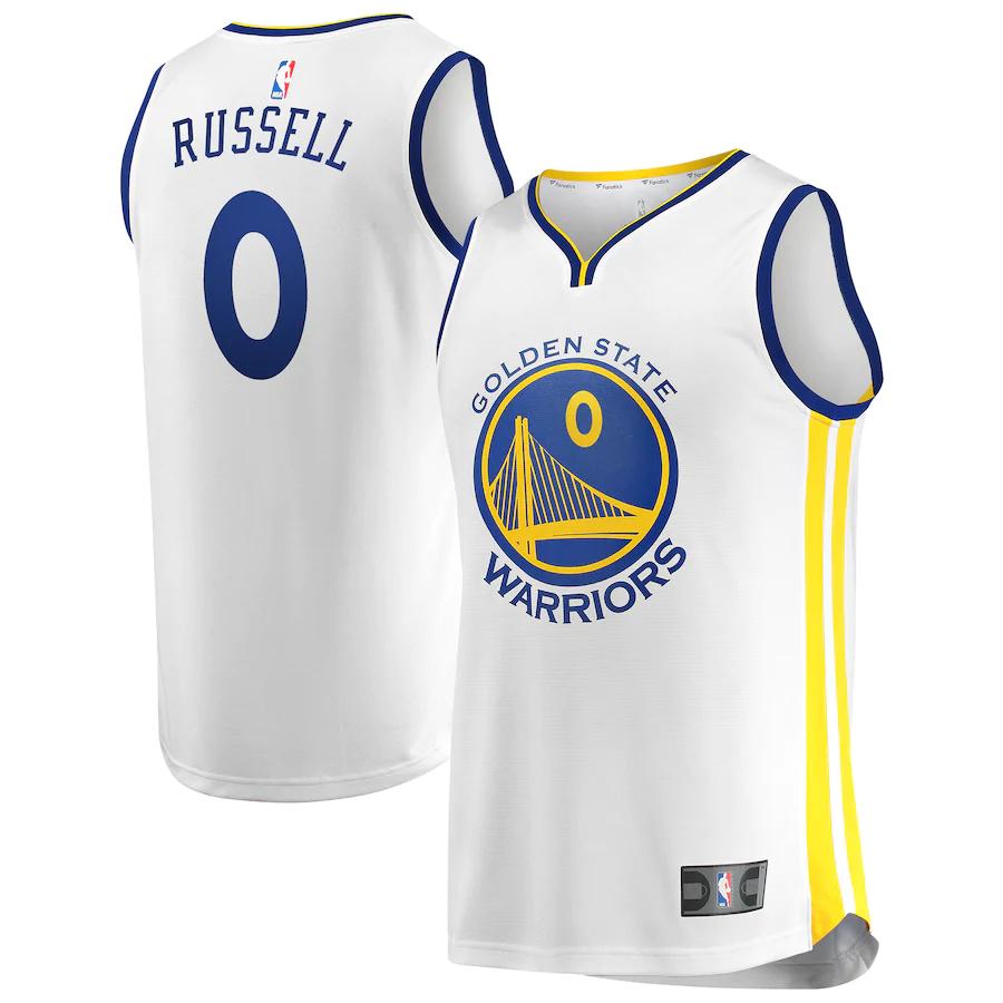 D'angelo Russell Golden State Warriors Fanatics Branded Fast Break Player Replica Jersey - Association Edition - White