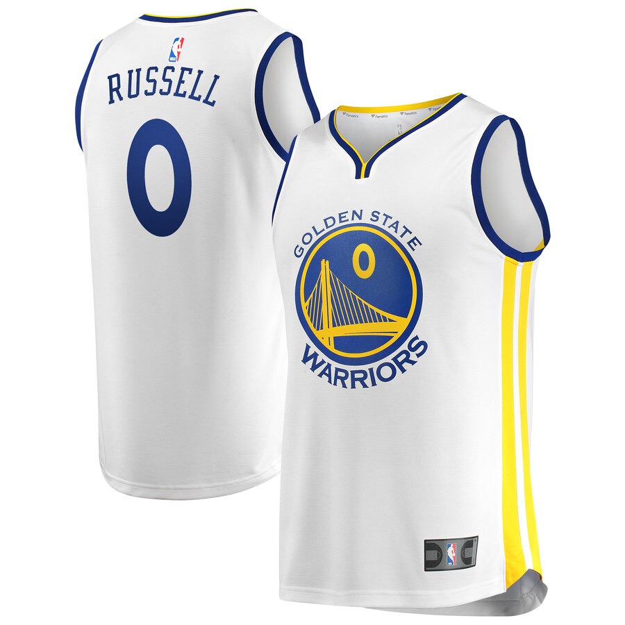D'angelo Russell Golden State Warriors Fanatics Branded Youth Fast Break Replica Player Jersey - Association Edition - White
