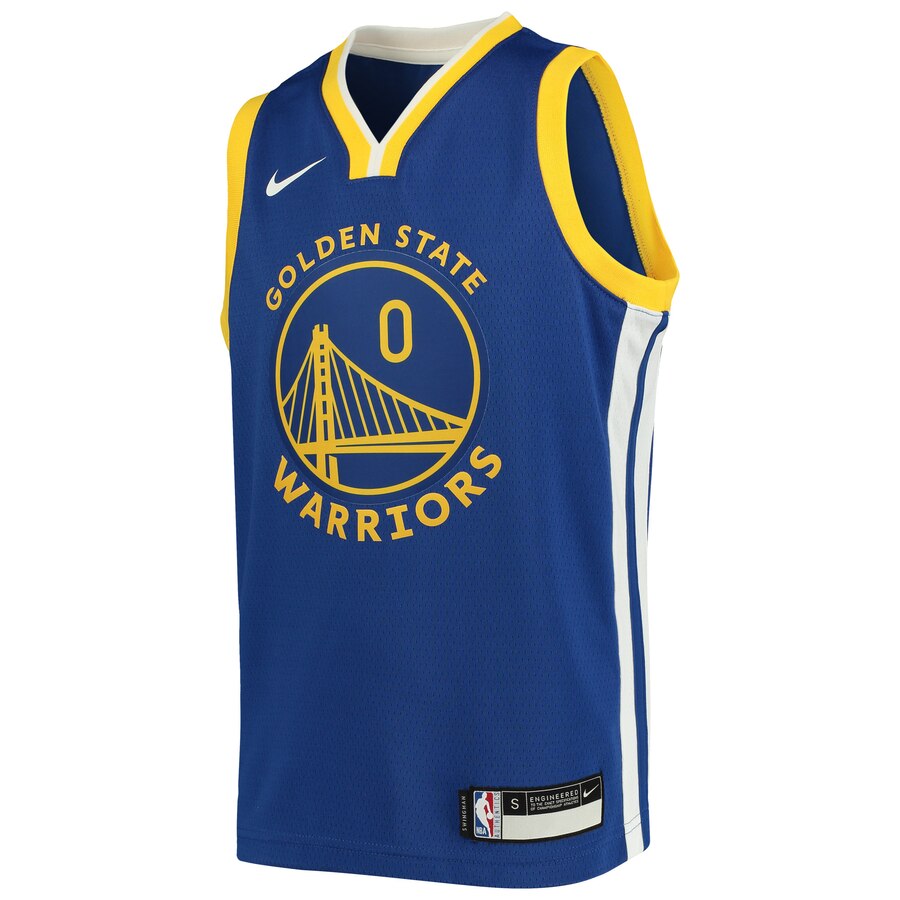 Alternative view of Dangelo Russell Golden State Warriors Youth Swingman Jersey - Icon Edition - Royal