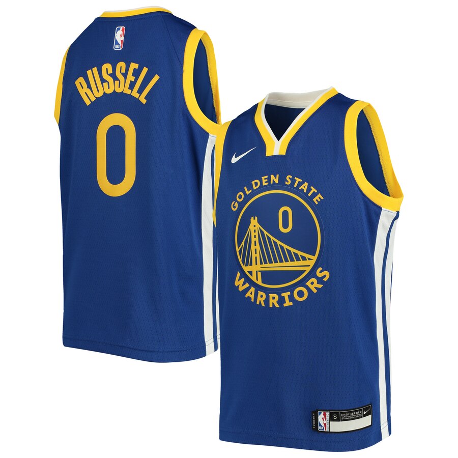 Dangelo Russell Golden State Warriors Youth Swingman Jersey - Icon Edition - Royal