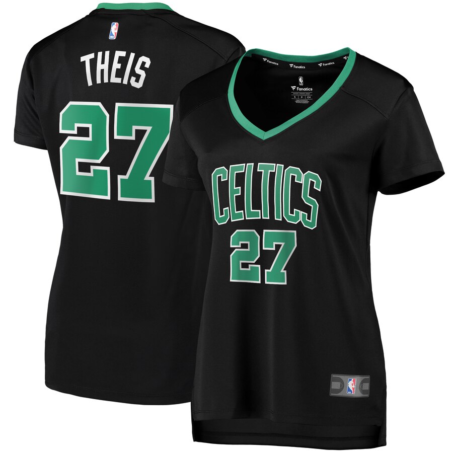 Daniel Theis Boston Celtics Fanatics Branded Women's Fast Break Replica Player Jersey - Statement Edition - Black