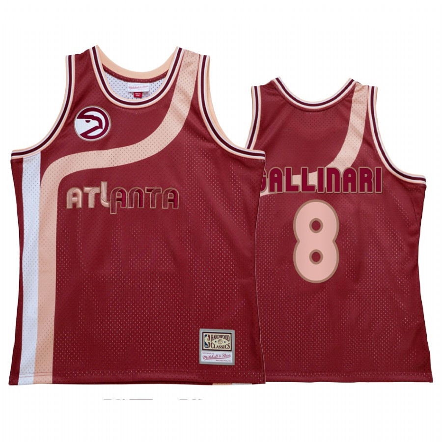 Danilo Gallinari 8 Atlanta Hawks My Towns Wish Jersey Red - JS794 