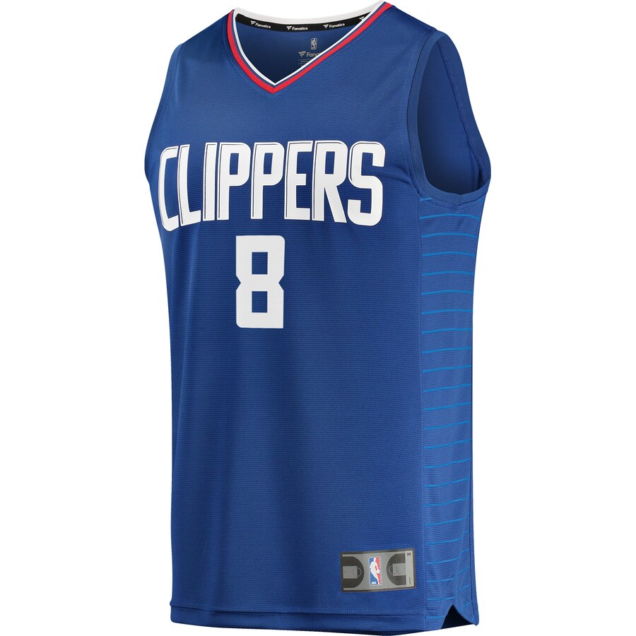 Alternative view of Danilo Gallinari La Clippers Fanatics Branded Youth Fast Break Replica Jersey Blue - Icon Edition