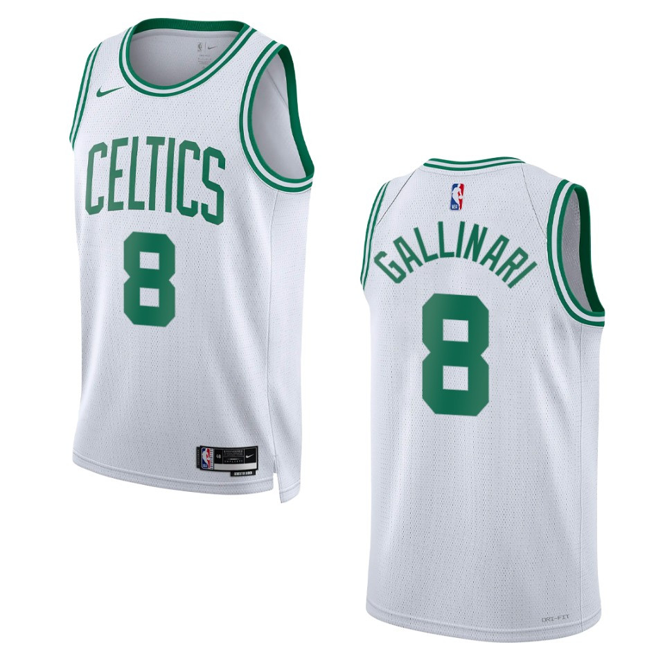 Danilo Gallinari White Association Edition 2022-23 Boston Celtics Swingman Jersey