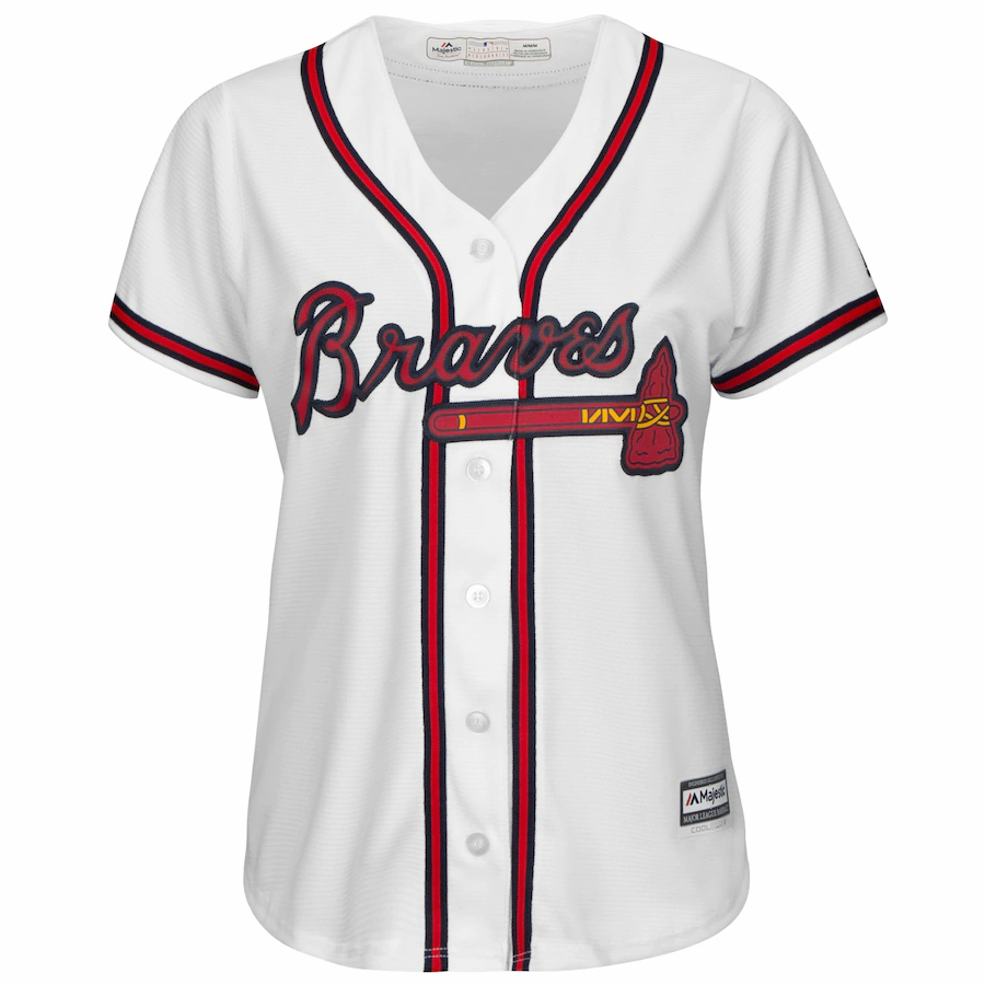 Alternative view of Dansby Swanson Atlanta Braves Majestic Women's 2019 Home Cool Base Player Jersey - White