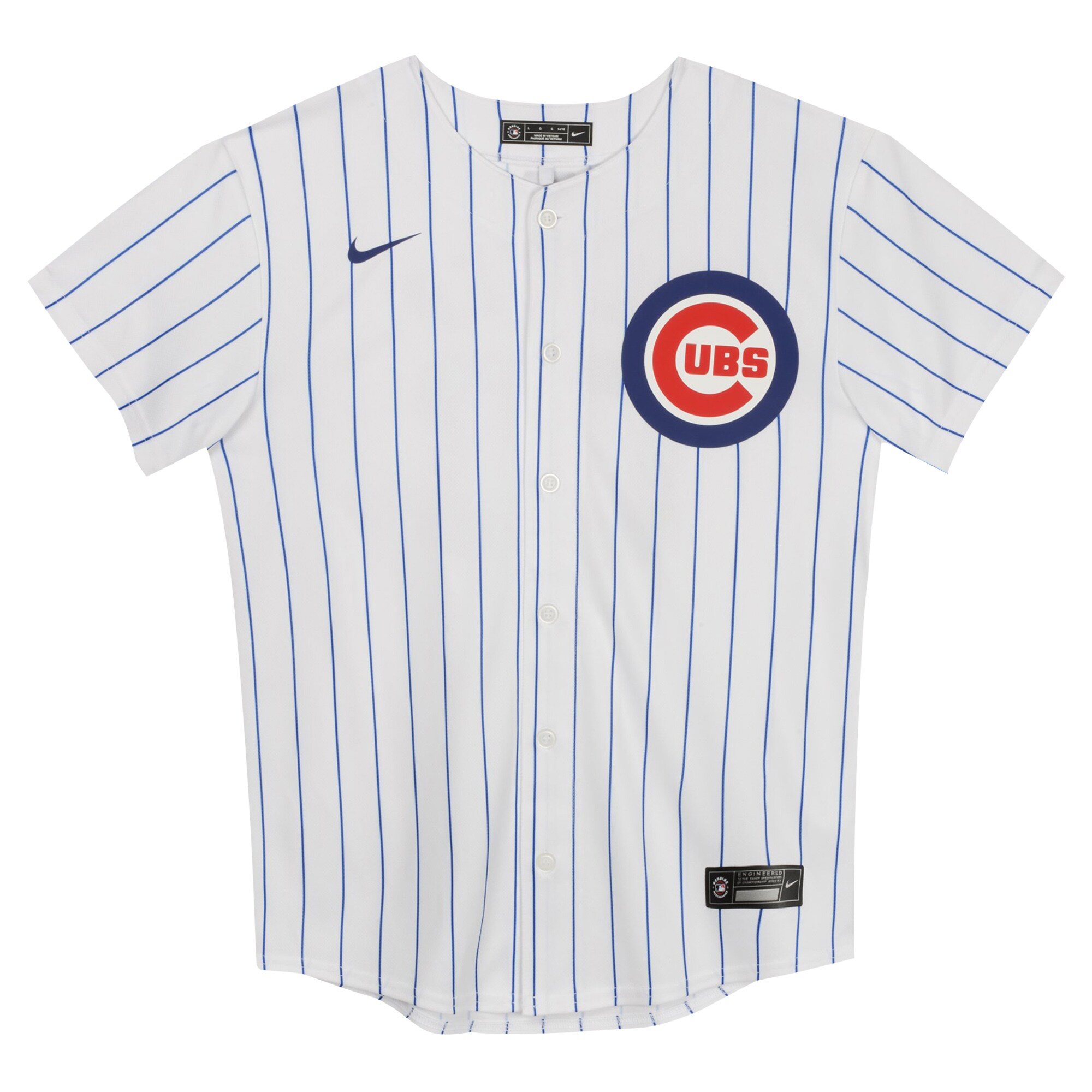 Alternative view of Dansby Swanson Chicago Cubs Preschool Home Game Jersey - White