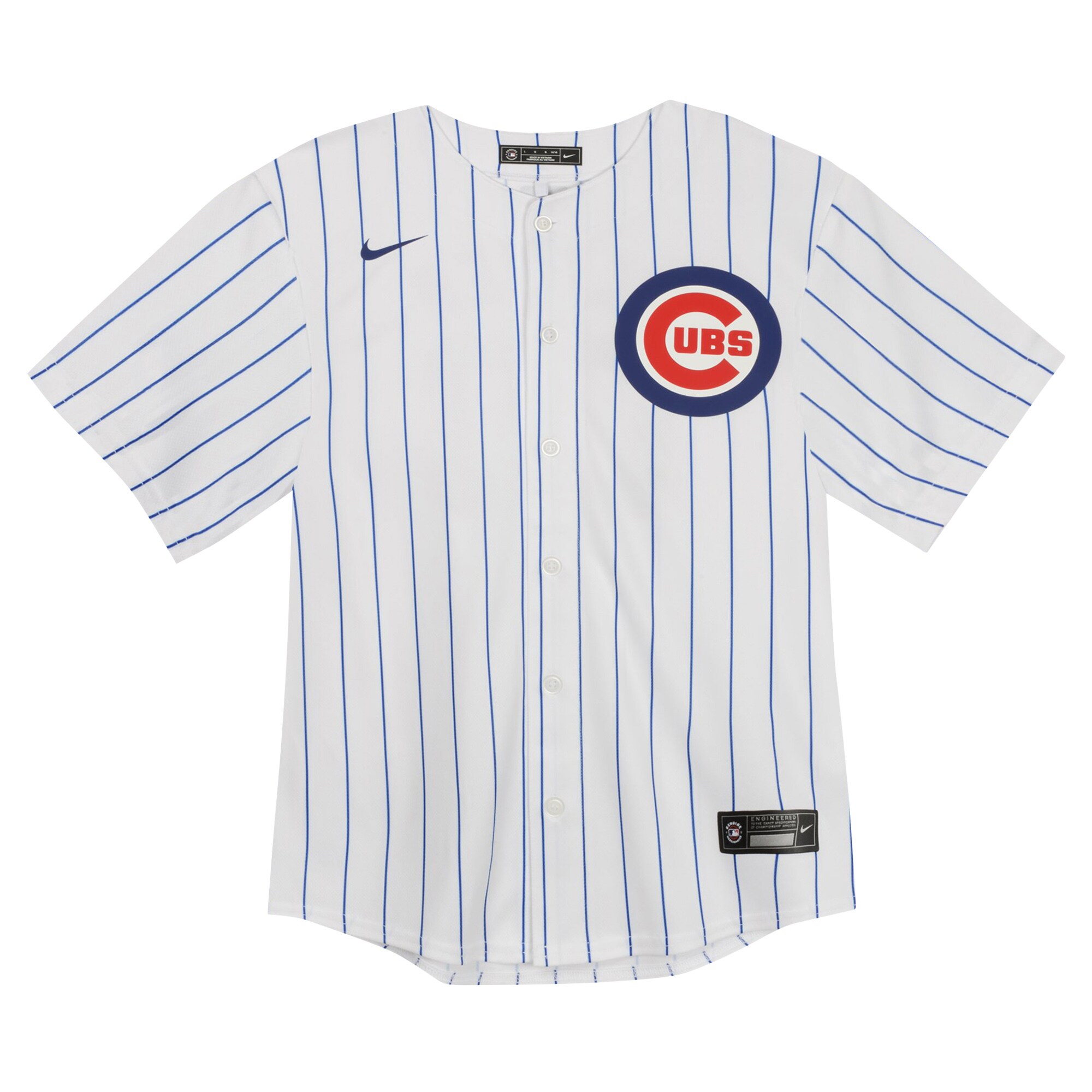 Alternative view of Dansby Swanson Chicago Cubs Toddler Game Jersey - White