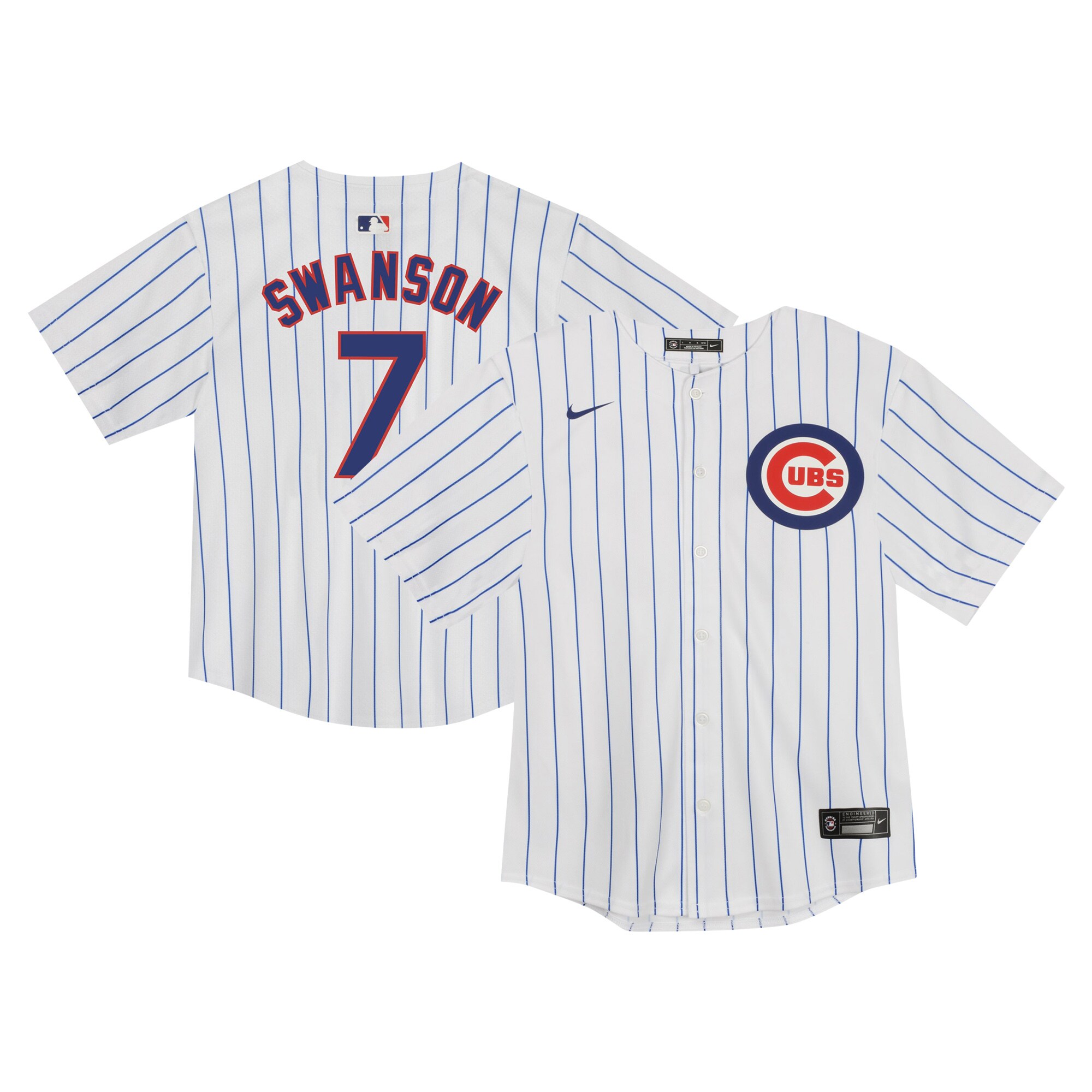 Dansby Swanson Chicago Cubs Toddler Game Jersey - White