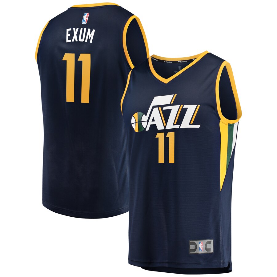 Dante Exum Utah Jazz Fanatics Branded Fast Break Replica Player Jersey - Icon Edition - Navy