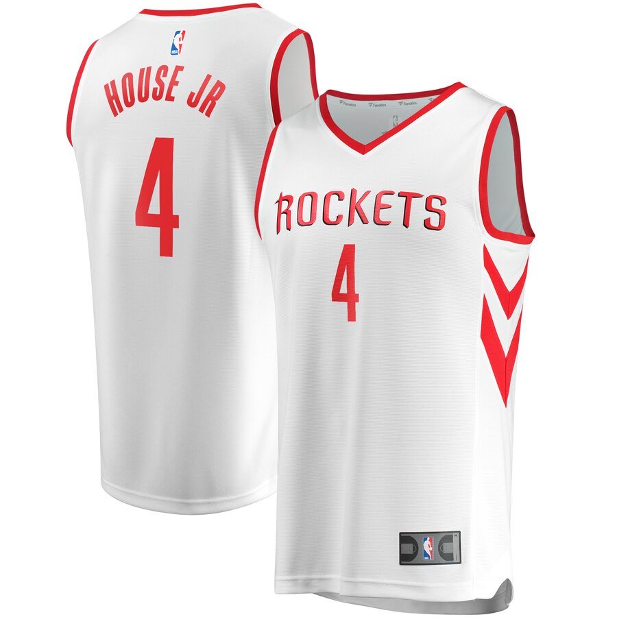 Danuel House Jr. Houston Rockets Fanatics Branded Youth Fast Break Replica Player Jersey - Association Edition - White