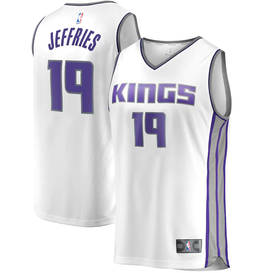 Daquan Jeffries Sacramento Kings Fanatics Branded Fast Break Player Jersey - Association Edition - White