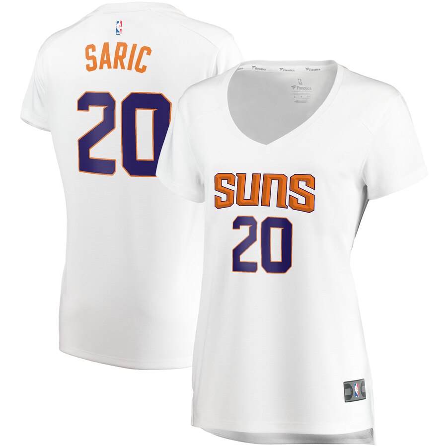 Dario Saric Phoenix Suns Fanatics Branded Women's Fast Break Player Replica Jersey - Association Edition - White