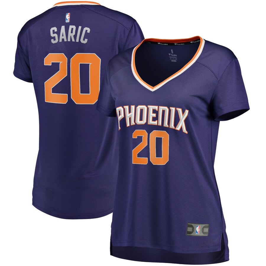Dario Saric Phoenix Suns Fanatics Branded Women's Fast Break Player Replica Jersey - Icon Edition - Purple
