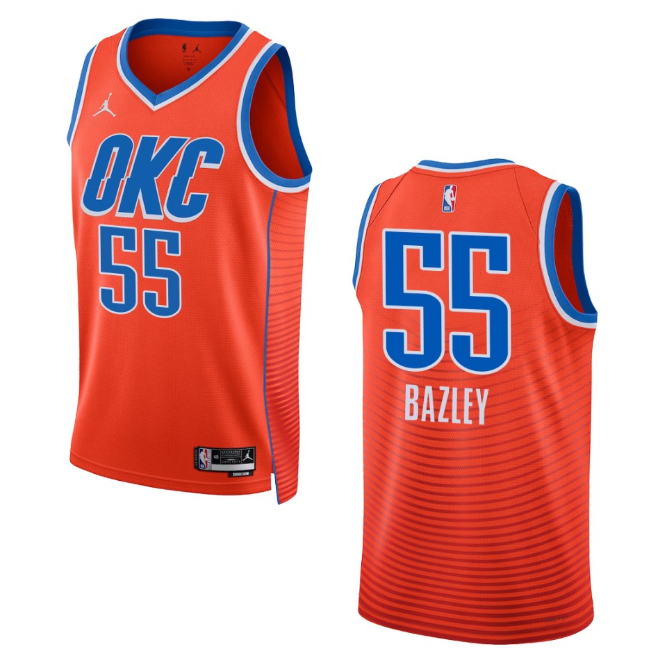 Darius Bazley Orange Statement Edition 2022-23 Oklahoma City Thunder Swingman Jersey