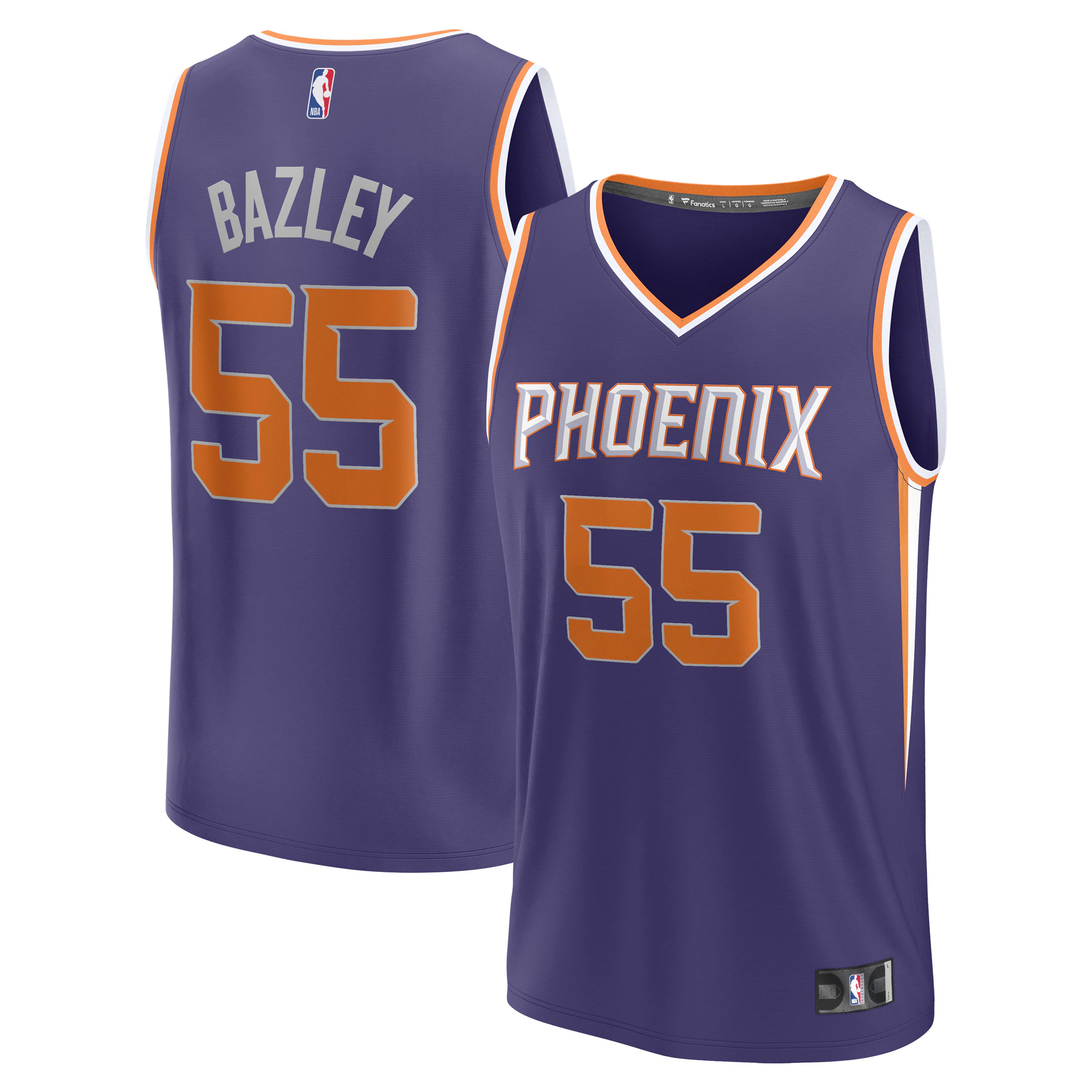 Darius Bazley Phoenix Suns Fanatics Branded Youth Fast Break Player Jersey - Icon Edition - Purple
