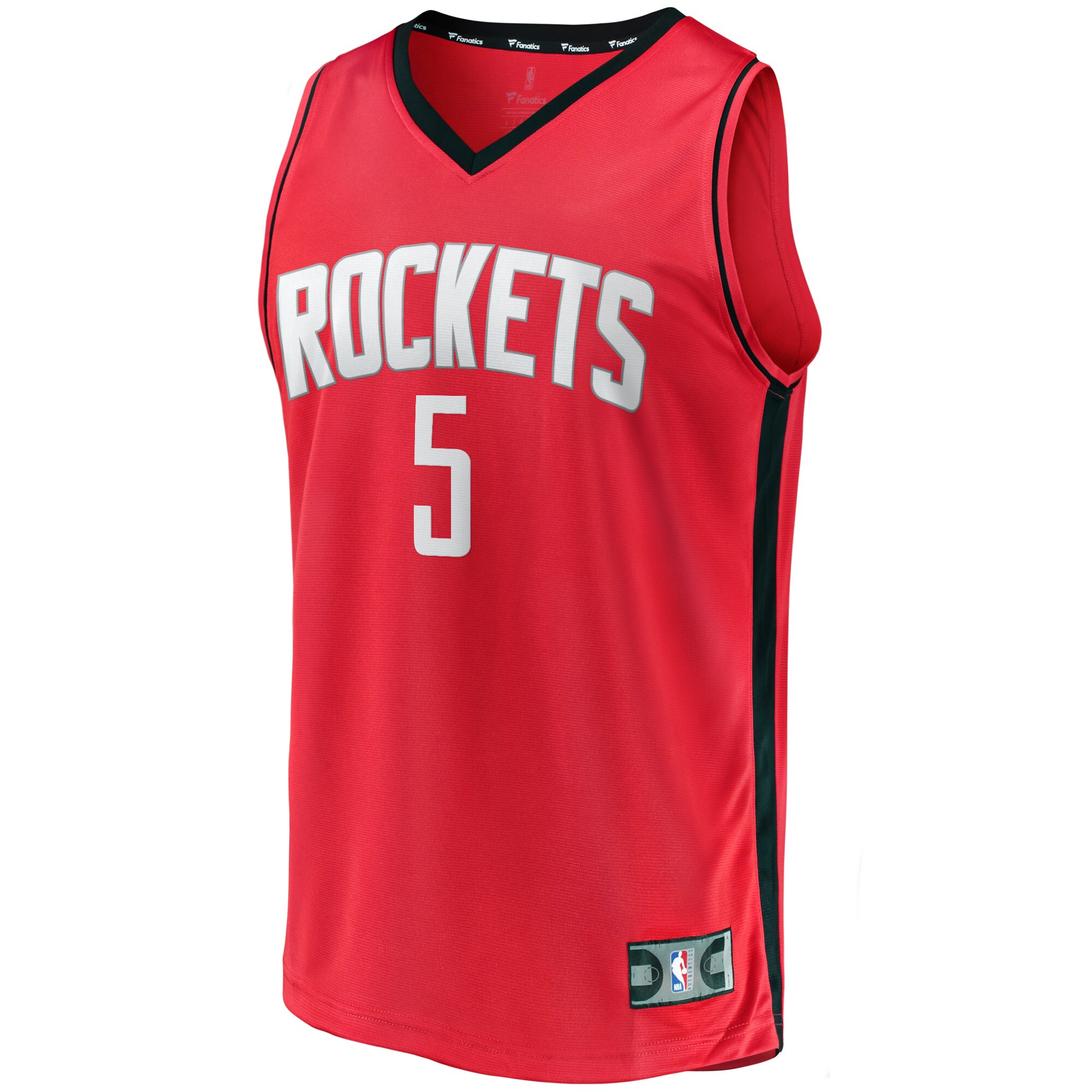 Alternative view of Darius Days Houston Rockets Fanatics Fast Break Player Jersey - Icon Edition - Red