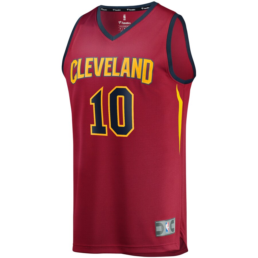 Alternative view of Darius Garland Cleveland Cavaliers Branded Youth 2019 Nba Draft First Round Pick Fast Break Replica Jersey Wine - Icon Edition