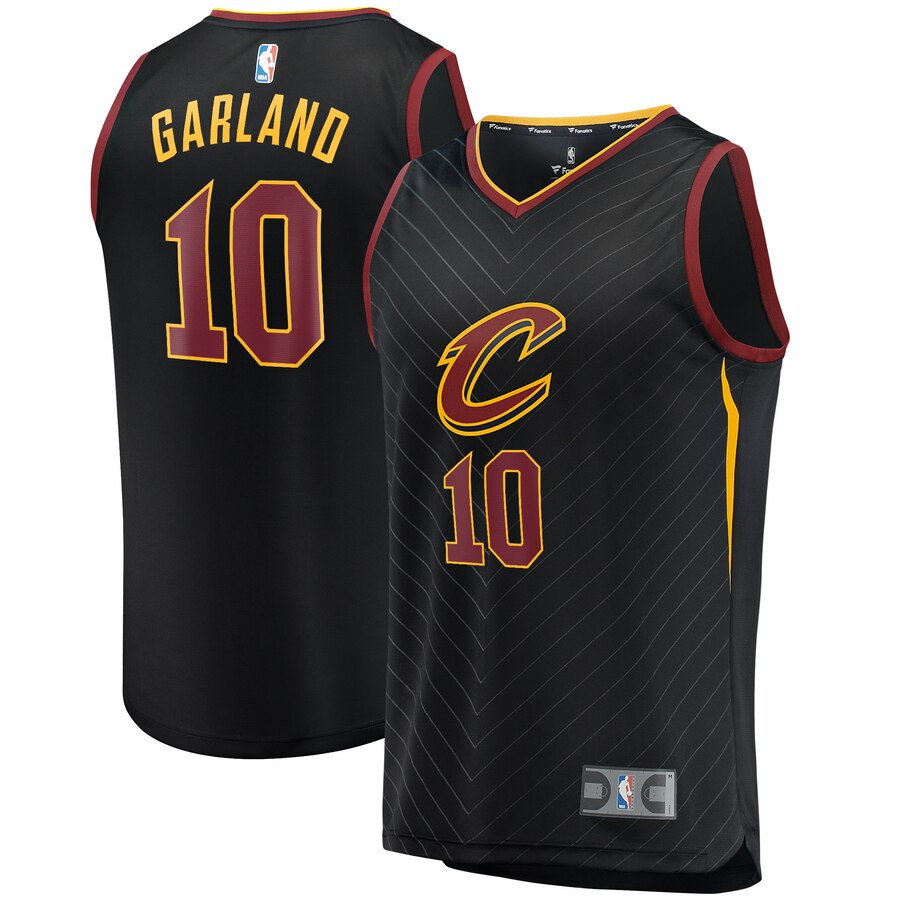 Darius Garland Cleveland Cavaliers Fanatics Branded Fast Break Replica Player Jersey - Black - Statement Edition