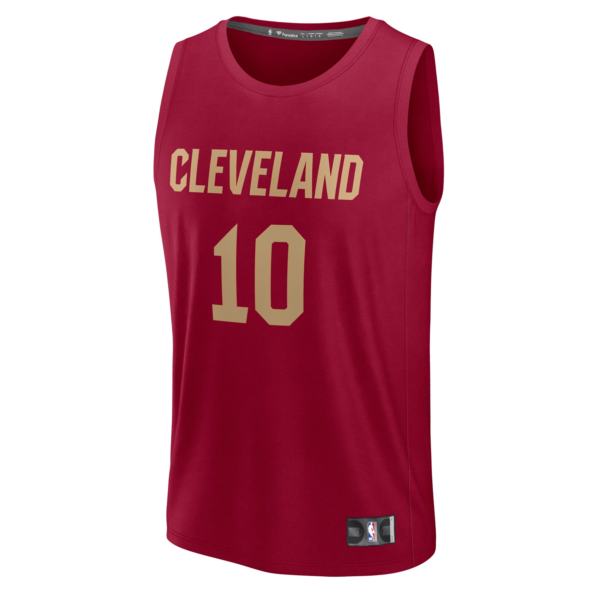 Alternative view of Darius Garland Cleveland Cavaliers Fanatics Youth Fast Break Player Jersey - Icon Edition - Wine