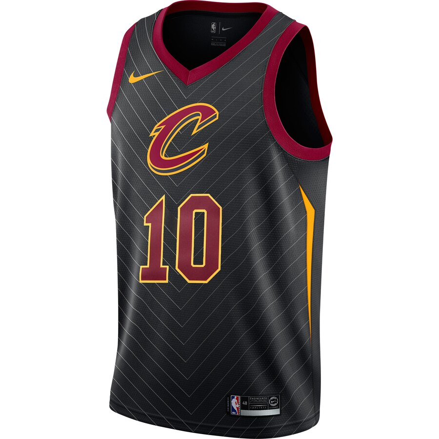 Alternative view of Darius Garland Cleveland Cavaliers Swingman Jersey - Statement Edition - Black