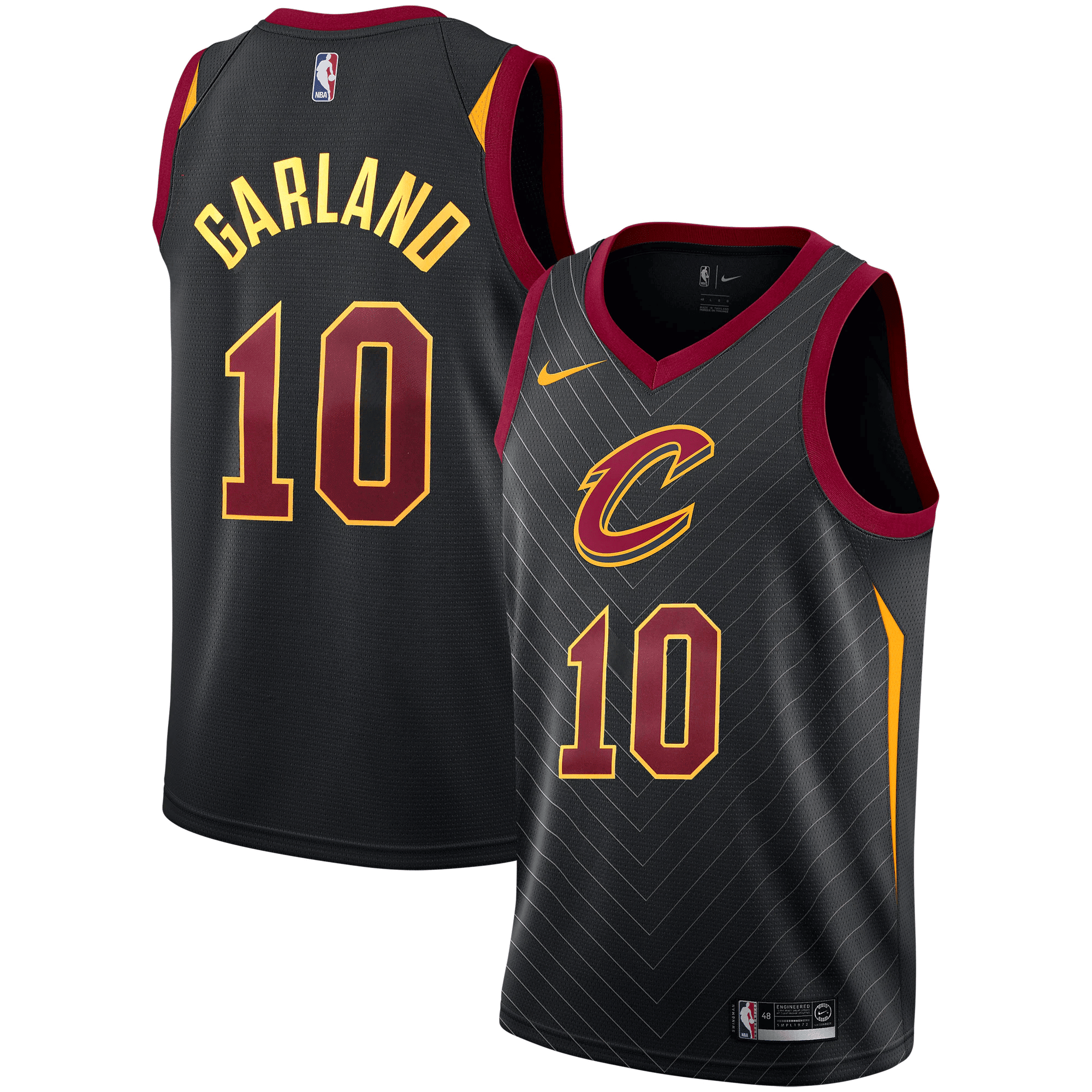 Darius Garland Cleveland Cavaliers Swingman Jersey - Statement Edition - Black Jersey - JS416