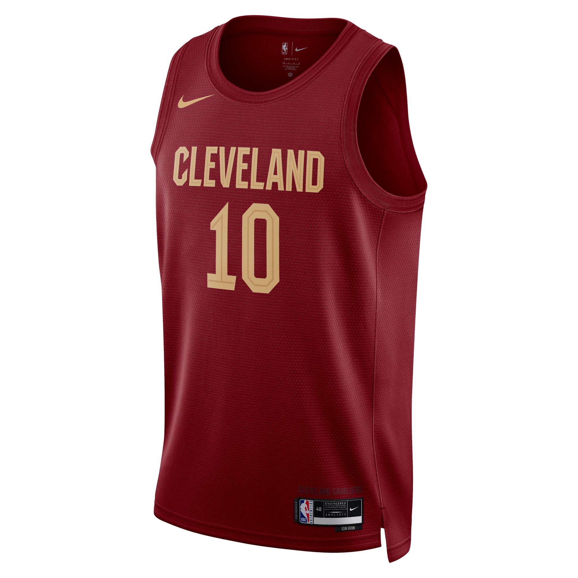 Alternative view of Darius Garland Cleveland Cavaliers Unisex Swingman Jersey - Icon Edition - Wine