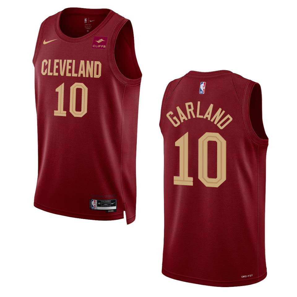 Darius Garland Wine Icon 2022-23 Cleveland Cavaliers Swingman Jersey