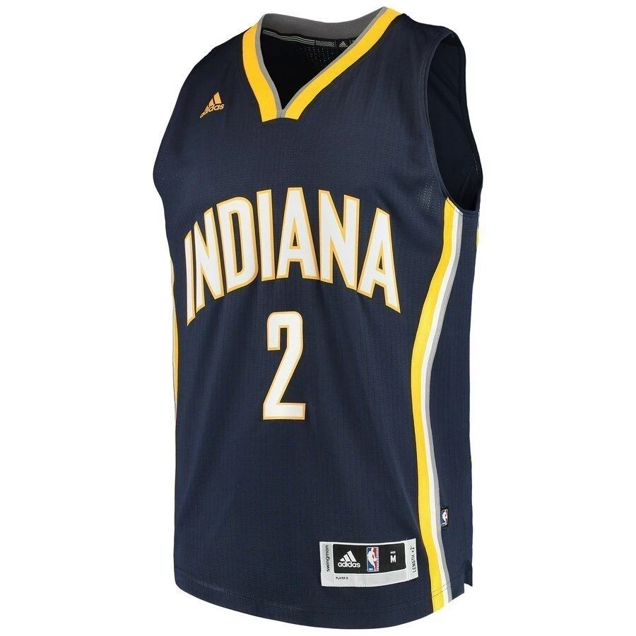 Alternative view of Darren Collison Indiana Pacers Swingman Jersey - Navy - JS148 