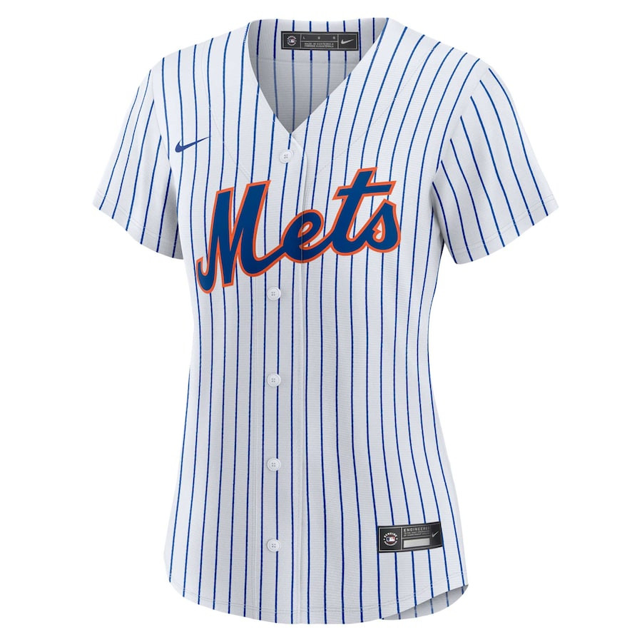Alternative view of Darryl Strawberry 18 New York Mets Home Player Women Jersey - White 